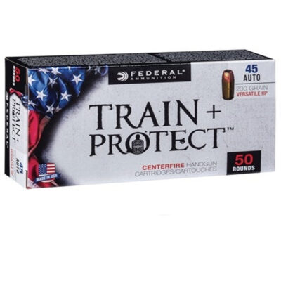 Munição Federal Cal 45 Auto 230GR VHP Train Protect – Cx 50