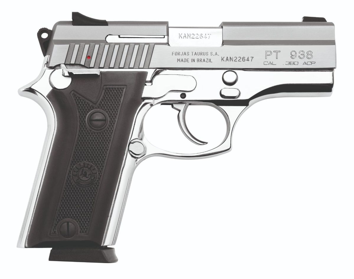 PISTOLA TAURUS PT 938 INOX CAL. .380